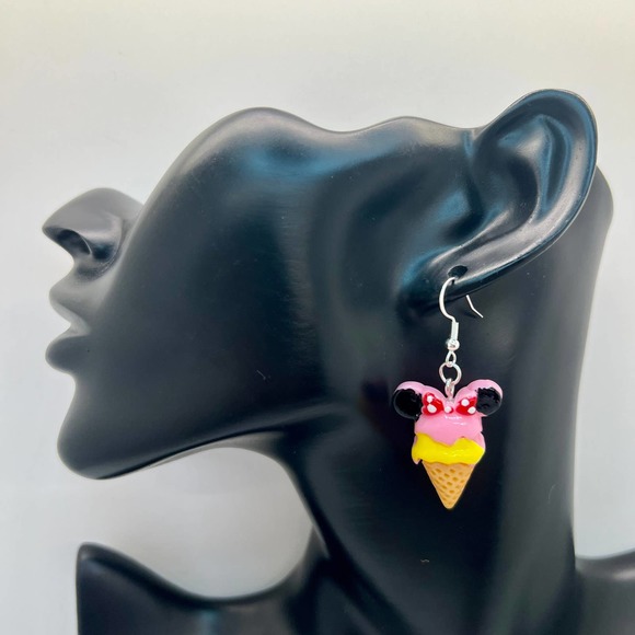 Mickey & Minnie Earrings - Ice Cream Earrings - Popsicle Earrings - Summer Earri - Picture 7 of 10